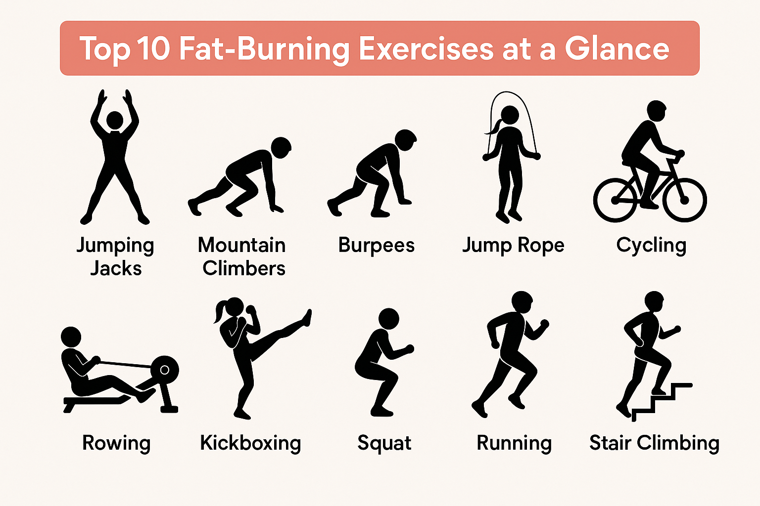 Top 10 Fat-Burning Exercises for 2025